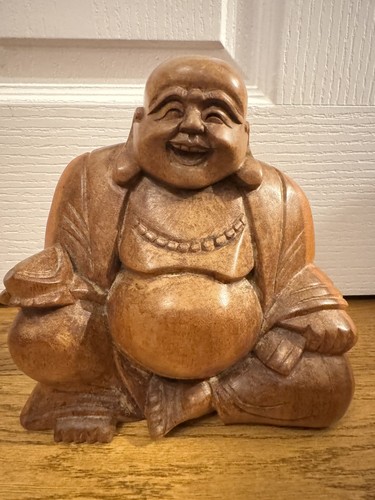 Vintage buddha wooden hand - vintage,