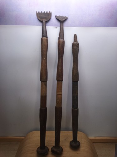 Antique vintage wooden handled - vintage,