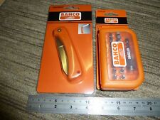 BAHCO 31 PIECE SCREWDRIVE BIT SET CASE CUTTER Genuine BRAND NEW! 59/S31B 2820EF2