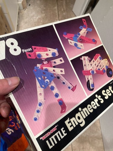 Vintage blue box toys - blue,