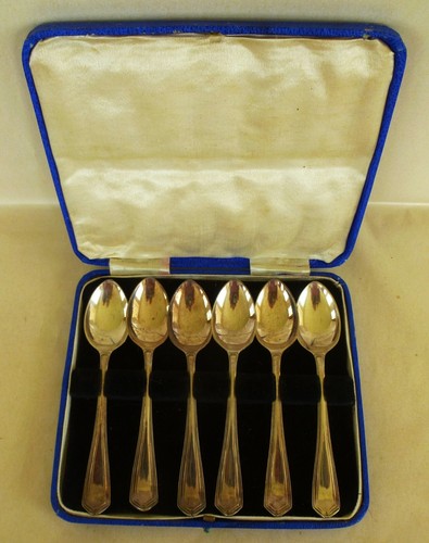 Set silver plated deco - set,