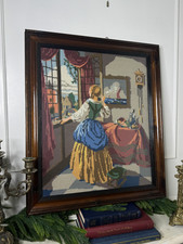 Hand-Stitched Gobelin Embroidery Art | Handmade Tapestry -The Gentle Nanny