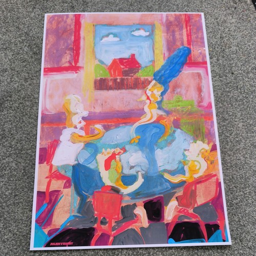 Simpsons painting wall art - painting,