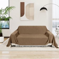Chenille Tassel Sofa Throw