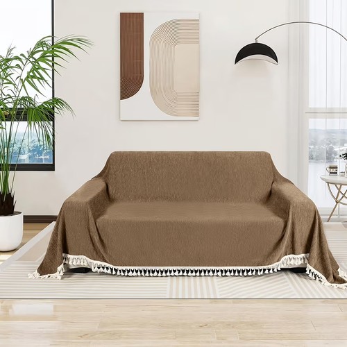 Chenille tassel sofa - chenille,