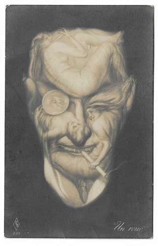Metamorphic postcard roue - metamorphic,