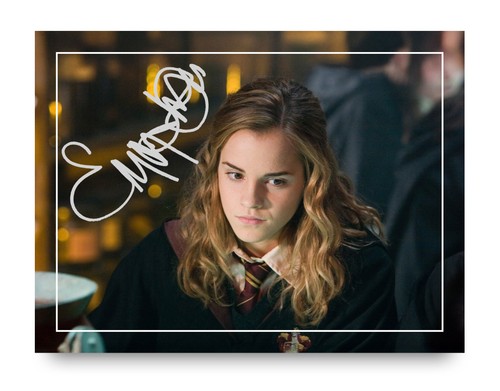 Emma watson 8x6 - emma, signed