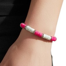 Custom Clay Bead Bracelet –