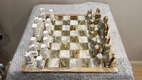 Large onyx marble - marble, chess