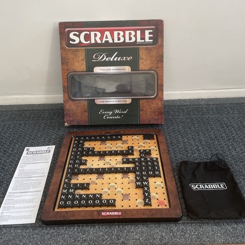 Scrabble deluxe tile lock - scrabble,