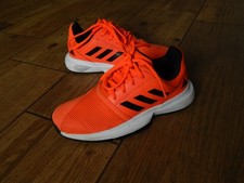 ADIDAS COURT JAM XJ ORANGE TENNIS SHOES TRAINERS H68131 ,UK 3 ,EU 35.5