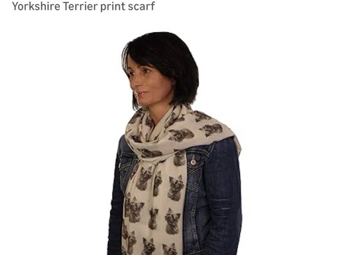 Yorkshire terrier dog scarf - dog,