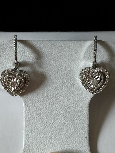 Diamond heart drop - diamond,