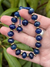 Lola rose blue faceted - blue, cut