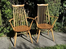 Pair Of Vintage Ercol Blonde