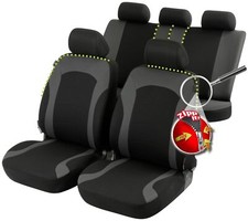 Seat Cover Black & Grey Full
