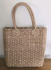 Women Woven Bag Summer Holiday Beach Tote Straw Bag Shoulder Bag Size: 36X36 cms