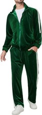 Men Velour Tracksuit 2 Piece