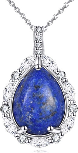Yafeini lapis lazuli necklace - lapis,