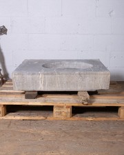 Antique Marble Stone Sink Basin French 1800s