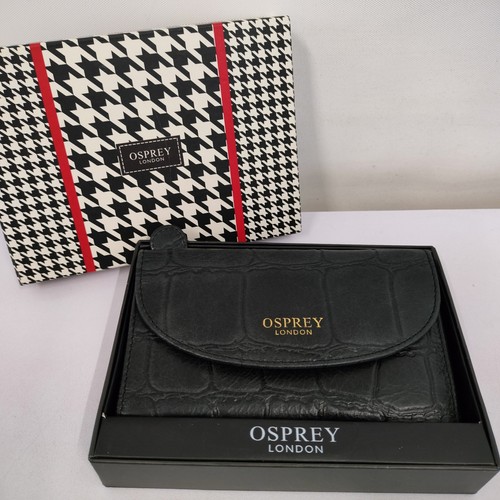 Osprey black leather - black,