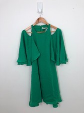 Halston Heritage Green Dress BNWT Size UK 10