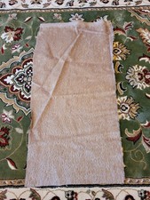 Genuine Beige/Pale Brown Mohair Fabric Offcut For Traditional Teddy Bears