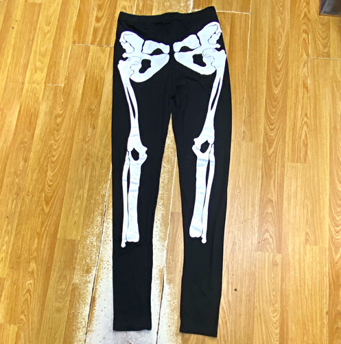 Black skeleton print halloween - skeleton,