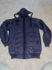 Boys Blue Nike Puffer Coat