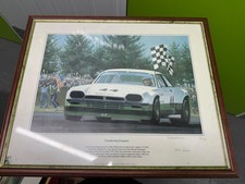 Jaguar XJS Thundering Elegance Motorsport Art Print Bob Tullius Keith Woodcock