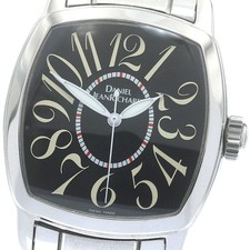 DANIEL JEANRICHARD TV screen 24006.01.5480.1 black Dial Automatic Men's_891197