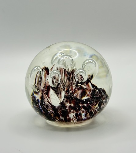 Paperweight vintage signed - paperweight,