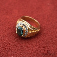 18ct Yellow Gold 1.50ct Green