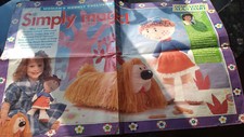 Alan Dart Dougal + Florence toys KNITTING PATTERN Magic Roundabout 33cm tall toy