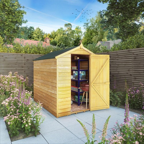 7x5 wood garden - wood, shed