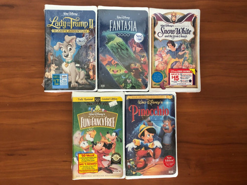 Five new disney - (5), tapes