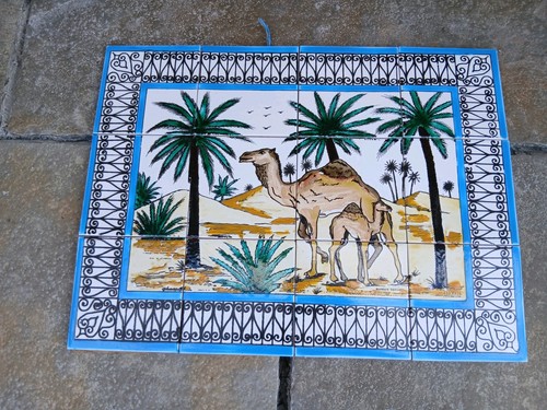 Vintage hand painted - hand, camel