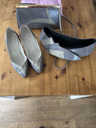 Vintage gina grey shoes - grey,