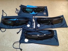 Samsung SSG-2100AB 3G Active 3D Glasses (X4) (Untested)
