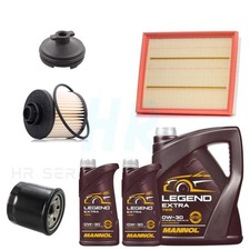 7L 0W30 & OIL AIR FUEL SERVICE KIT PACK FOR FORD MONDEO ZETEC 2.0 TDCI 2014+