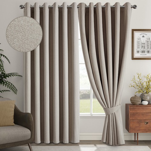 100 blackout linen curtains - 100%,