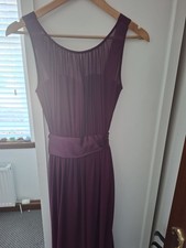 Ladies Evening/Prom/Bridesmaid Dress Deep Plum Colour Size 10
