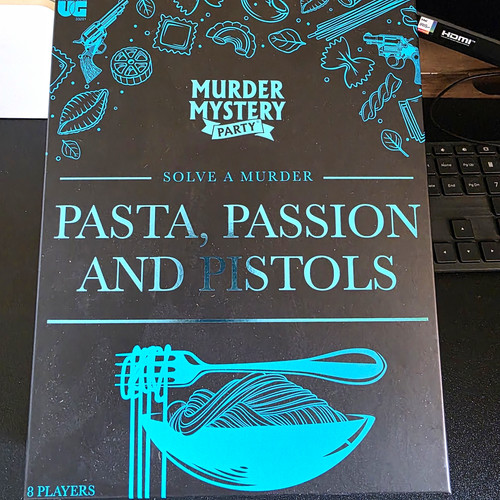Murder mystery party pasta - murder,
