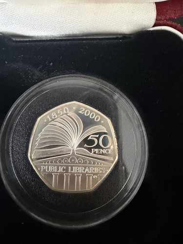 2000 50p silver - silver, proof