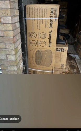 10ft trampoline new - 10ft,