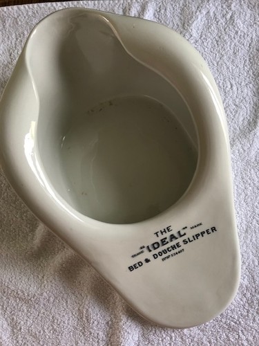 Antique bed pan potty - antique,