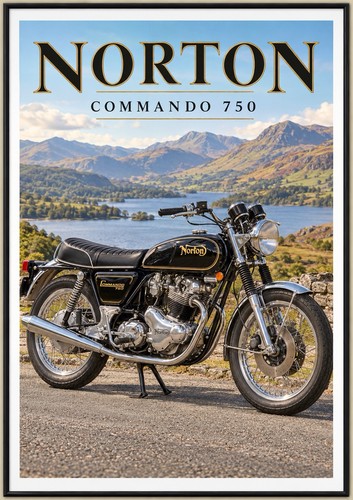 Norton commando 750 art - norton,
