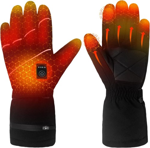 Rechargeable heated gloves - heated,