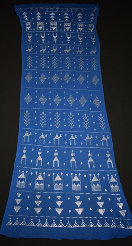Blue egyptian assuit silver - blue,