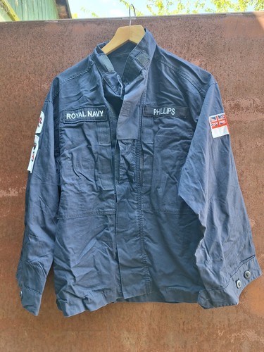Royal navy badged shirt - royal,